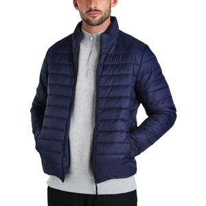 Veste d'hiver épaisse et chaude pour homme avec col montant en toile, respirante et coupe-vent - Product Image 1