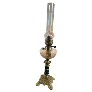 Hanging polished <b>brass</b> globe <b>lantern</b> with protective cage for outdoor use, available at wholesale prices. - Product Image 3
