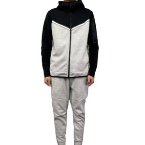 Survêtement Homme Luxe 100% Coton Technique Molletonné avec Logo – Joggers Respirants et Épais pour Activités de Plein Air 2026 - Product Image 5