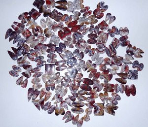 Paire d'agates Crazy Lace naturelles de qualité supérieure, pierres précieuses lâches, formes variées, jeu de couleurs, polies, haute qualité, pour la fabrication de bijoux - Product Image 1