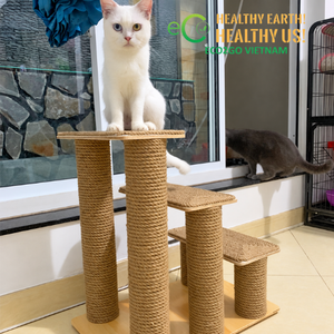 Árbol para Gatos de Fibra de Coco Sostenible, Torre de Escalada para Gatos de Madera Natural, Muebles para Mascotas al por Mayor - Product Image 6