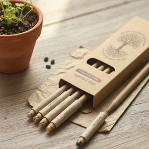 Bolígrafo Plantable al por Mayor con Logotipos Personalizados, Bolígrafo Especial Plantable en Paquetes de Papel, Bolígrafo con Semillas Plantables - Product Image 4