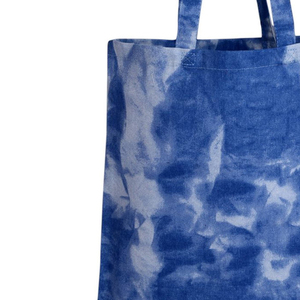 New Good Simple High-Quality 100% Cotton Shoulder Closure Tie Dye Tote <b>Bag</b> With Custom Logo And Solid Color - Product Image 5