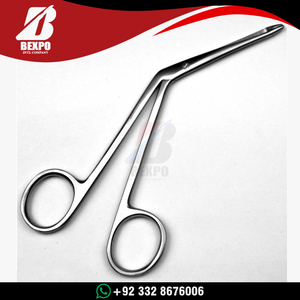 Pinzas de Alligator para Oído y Nariz, Mandíbulas Microdentadas, Manuales, de Alta Calidad, 14 cm, 16.5 cm, Instrumento Quirúrgico ORL de Acero Inoxidable - Product Image 4