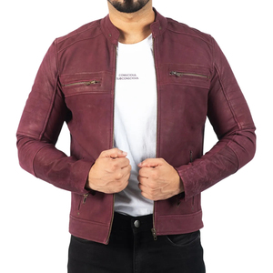 Nouvelle Arrivée - Blousons en Cuir Ajustables pour Hommes - Fabrication Professionnelle - Qualité Supérieure - Product Image 3