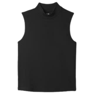 Pull-over surdimensionné brodé en coton épais à col montant - Product Image 5