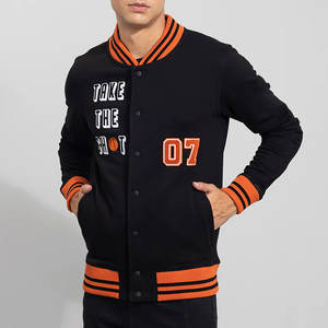 Chaqueta Varsity Personalizada con Estampado Puff, de Moda, Precio Económico, de Fábrica, la Más Vendida, Artículo Nuevo, Bordado - Product Image 1