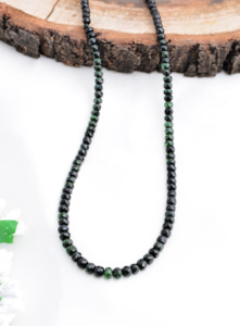 ลูกปัดทัวร์มาลีนสีเขียวธรรมชาติทรงเหลี่ยม 1 เส้น อัญมณีธรรมชาติ สำหรับทำเครื่องประดับชั้นดี อัญมณีสำหรับทำเครื่องประดับ - Product Image 5