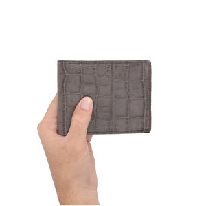 Cartera de Alta Calidad al por Mayor, Delgada, con Bloqueo RFID, para Hombre, de Cuero Genuino, con Logotipo Personalizado, Multifuncional, de Lujo, para Tarjetas - Product Image 3