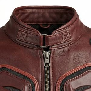 Veste d'hiver pour homme en cuir de vache semi-imperméable, respirante, écologique, coupe-vent, à capuche, matelassée, en viscose/polyester noir gaufré - Product Image 6