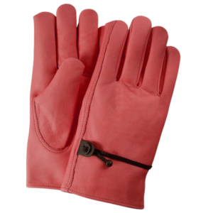 Gants de sécurité robustes de qualité supérieure, anti-vibration, avec bracelet réglable, en cuir de chèvre résistant à l'abrasion, ignifuges, pour la conduite - Product Image 5