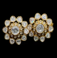 Ensemble de boucles d'oreilles et clous d'oreilles en zircon Majestic Royal Shine, style baroque en laiton, bijoux de fiançailles, de mariage et de fête pour femmes, cadeau - Product Image 2