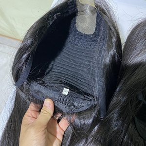 วิกผมยาวปานกลางทรงตรงจากเวียดนาม8-32นิ้ว2x6เส้นพร้อมลูกไม้ HD สำหรับผู้หญิงผิวดำ - Product Image 4