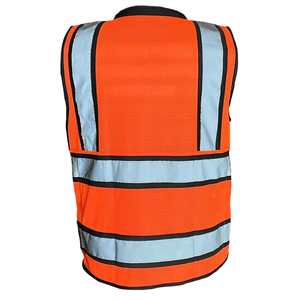 บริการ OEM/ODM เสื้อกั๊กทำงานแบบมีกระเป๋าหลายช่อง น้ำหนักเบา ระบายอากาศได้ดี ได้รับการรับรองมาตรฐาน CE ปรับขนาดได้ มองเห็นได้ชัดเจน - Product Image 2