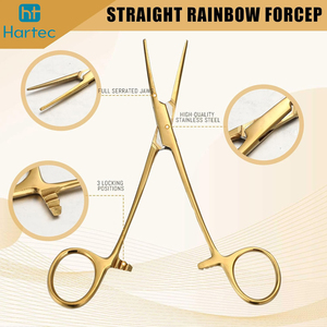 Ensemble de pinces de pêche plaquées or personnalisées, à mâchoires courbées et droites, pinces hémostatiques verrouillables, outils de retrait d'hameçons profonds, accessoires de pêche - Product Image 3