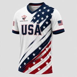 เสื้อกีฬาแบบซับลิเมชั่นพรีเมียมสั่งทำพิเศษ ลายเสือดาวสไตล์อเมริกัน เสื้อยืดออกกำลังกายระบายอากาศ ดูดซับเหงื่อ แขนสั้น 100% - Product Image 3