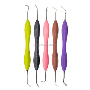 Kit de Instrumentos Dentales Reutilizables de Acero Inoxidable Premium Medivolve de 5 Piezas con Bandeja de Almacenamiento - Product Image 2