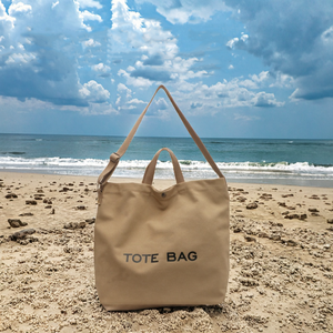 Bolsa de Lona Coreana Nueva al por Mayor con Asa Larga para Mujer, Reutilizable para la Playa y Compras - Product Image 4