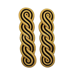 Nuevo Producto: Pares de Placas de Hombro Tácticas con Corte Láser y Hilo Metálico, Color Personalizado, a Precio Económico - Product Image 2