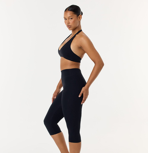 Leggings taille haute pour femmes, respirants, extensibles, pour le fitness, avec taille élastique, pour l'entraînement et le yoga, vente en gros OEM - Product Image 2