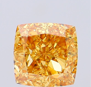 Diamant de laboratoire CVD certifié IGI 4,86 CT, taille coussin, couleur jaune brunâtre vif fantaisie, clarté VS2, 638444363 ROYAL GEMS pour - Product Image 2