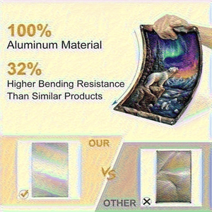 Targa personalizzabile CIFbuy con incisione del design del Monte Rushmore del South Dakota, in metallo, per veicoli - Product Image 5