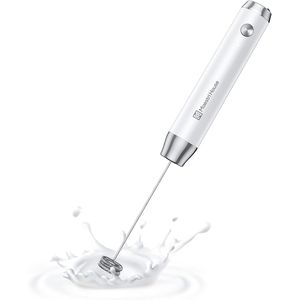 Mousseur à lait électrique portatif rechargeable LunaFro NS, étanche, fouet en acier inoxydable détachable, mélangeur de boissons, mousseur à lait - Product Image 1