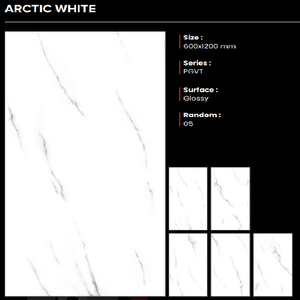 Los Más Demandados: Azulejos de Porcelana Cerámica CLAYTON Premium Brillantes para Piso, 600x1200mm, Antideslizantes, Resistentes al Ácido, Garantía de 3 Años, Hechos en India - Product Image 1