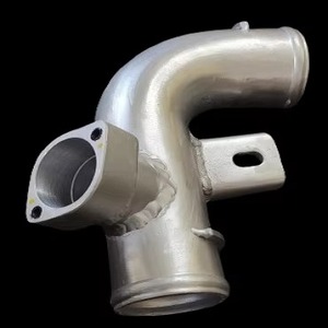 Sortie de tuyau en acier inoxydable extrudé avec usinage CNC - Product Image 1