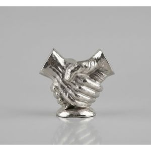 Escultura Metálica Decorativa Moderna con Diseño de Saludo de Manos, Decoración para Escritorio de Oficina, Símbolo de Amistad, Regalo para el Hogar y la Sala de Estar - Product Image 3