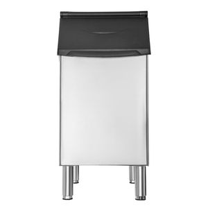 Attrezzatura di Refrigerazione per Cucine Commerciali, Macchina per il Ghiaccio in Acciaio Inox con Contenitore di Stoccaggio, Capacità 300 LBS, Caratteristiche Antiscivolo Regolabili - Product Image 1