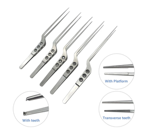 แหนบจับเนื้อเยื่อขนาดเล็กสำหรับศัลยกรรมประสาท พร้อมฟันจับ  ของ Mahfooz Instruments - Product Image 3