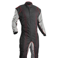 Combinaison de course automobile de qualité supérieure, combinaison de pilote, combinaison de karting, tailles jeunes et adultes, uniformes de karting une pièce pour hommes
