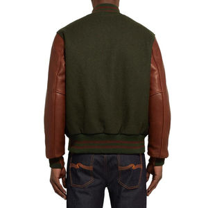 Chaqueta de Invierno Estilo Casual para Hombre, Manga Larga e Impermeable, 100% Lana, Sólida, para Motociclismo - Product Image 5