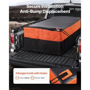Borsa Impermeabile per Camion in PVC 840D Resistente, 51,18 x 40,16 x 21,85 Pollici (26 Cu. In) Cinghie Elastiche per Controllo Carico (Ft) - Accessori per Fissaggio Merci - Product Image 4