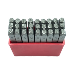 Kit de tampons en métal de qualité industrielle de 3mm en gros Alphabet Letter Punch Set Tools OEM and ODM Support personnalisé - Product Image 4