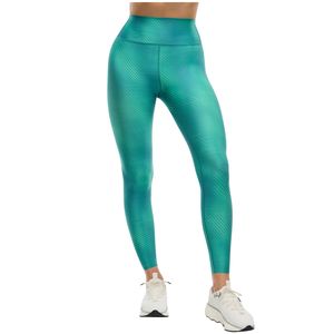Leggings de Yoga Estampados de Cintura Alta para Mujer al por Mayor, Pantalones de Entrenamiento con Degradado, Leggings Transpirables para Gimnasio, Fabricante OEM ODM Personalizado - Product Image 1