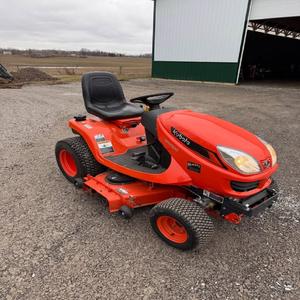 Cortadora de Césped Kubota GR2120, Motor de Gasolina de 21 HP, Plataforma de Corte de 48 Pulgadas, Cortadora de Césped Comercial, Equipo de Cuidado del Césped de Alta Resistencia - Product Image 1