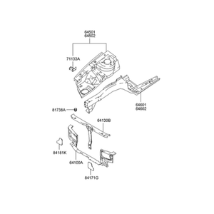 Repuestos y Accesorios para Autos y Camionetas Elantra Nuevos, Lado Derecho 645022D010 - Product Image 2