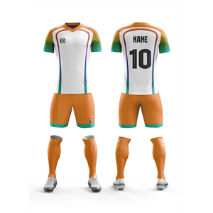 Ventes en gros de maillots et hauts personnalisés avec logo par sublimation, maillot de football 100% polyester, vêtements de sport unisexes, uniforme de football - Product Image 3