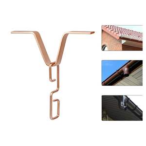 Adaptateur de gouttière de qualité supérieure pour chaînes de pluie Monarch, adaptateur de gouttière en cuivre, support de drainage pour chaîne de pluie pour gouttière de toit - Product Image 6