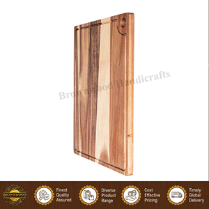 Tablas de Cortar y Picar de Madera de Acacia Sólida Hechas a Mano de la Mejor Calidad para Restaurantes, Cocinas y Uso Doméstico a Bajo Precio - Product Image 4