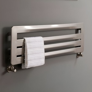 Porte-serviettes double haut de gamme en acier inoxydable, support mural en métal pour bouteilles de vin avec étagère, idéal pour la maison ou la salle de bain d'hôtel - Product Image 3