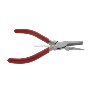 Pince à boucler concave à 3 étapes, 6 pouces, pour bijoux, outil de pliage de fil, en acier inoxydable, multi-tailles - Product Image 3