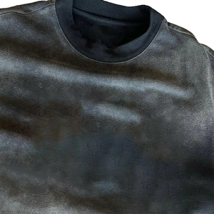 Camiseta Vintage Estilo Urbano, Oversize con Hombros Caídos, Impresión Personalizada de Alta Calidad, Lavado Ácido Intenso para Hombre - Product Image 6
