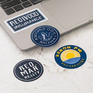 Custom Logo Vinyl <b>Stickers</b> Waterproof Self Adhesive Decals Printing <b>Labels</b> for Laptop Bottle Packaging Branding - Product Image 2