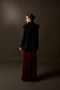 Conjunto de Blazer y Top para Mujer, Diseño ODM OEM de 2 Piezas, Cuello con Muescas, Transpirable, Elegante, Asimétrico, Mezcla de Poliéster, Corte Regular - Product Image 4