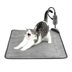 Tapis chauffant électrique pour animaux de compagnie OEM, pour chats et chiens, avec 3 minuteries et 3 niveaux de température, et cordon résistant aux morsures. - Product Image 1