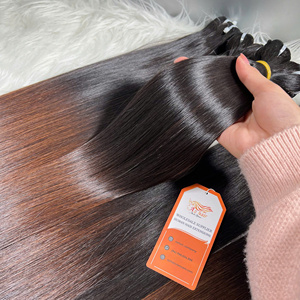 Top 100% Pure Remy Vietnamien Cheveux Bruts Trame Os Droite Cuticule Alignée Machine Double Trame Expédition Rapide - Product Image 5