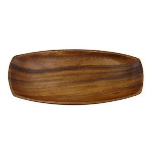 Plateau de service en bois de noyer moderne personnalisé en gros avec poignées, écologique et compatible lave-vaisselle - Product Image 3